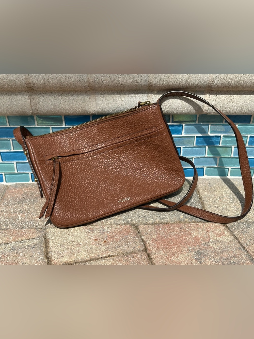 Fossil Satchel Bag (Brown)